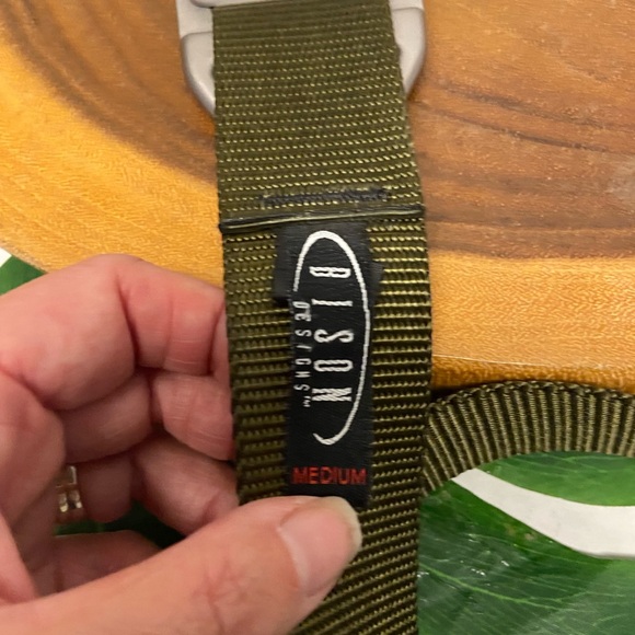 Bison Designs Last Chance Heavy Duty Olive Belt Sz:M - Picture 8 of 11
